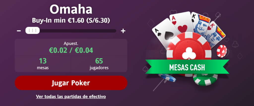 Poker Omaha Betsafe